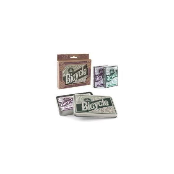 Bicycle Karty Retro Tin Gift Set