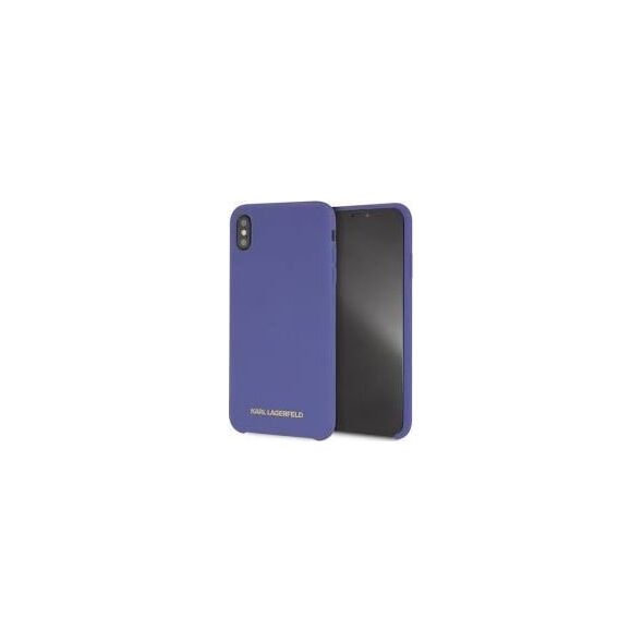 Karl Lagerfeld KARL LAGERFELD HARD CASE SILICONE KLHCPXSLVOG IPHONE X / XS FIOLETOWY standard