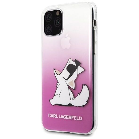 Karl Lagerfeld Karl Lagerfeld KLHCN58CFNRCPI iPhone 11 Pro hardcase różowy/pink Choupette Fun