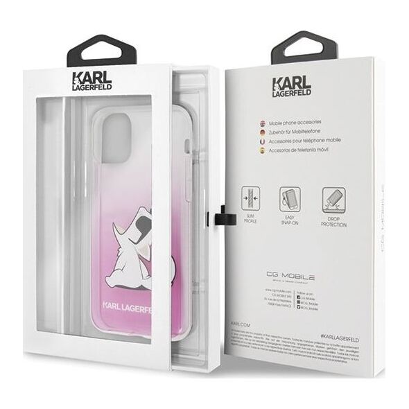 Karl Lagerfeld Karl Lagerfeld KLHCN58CFNRCPI iPhone 11 Pro hardcase różowy/pink Choupette Fun