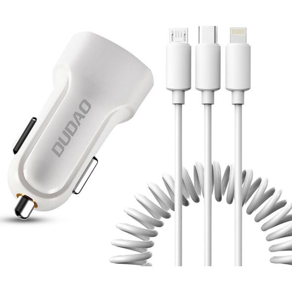 Ładowarka Dudao R7 2x USB-A 2.4 A  (52186)