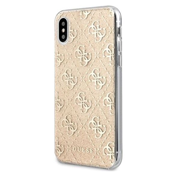 Guess Guess GUHCPXPCU4GLGO iPhone X/Xs złoty/gold hard case 4G Glitter