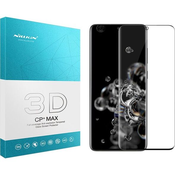 Nillkin Szkło Nillkin 3D CP+ MAX Galaxy S20 Ultra - Black uniwersalny