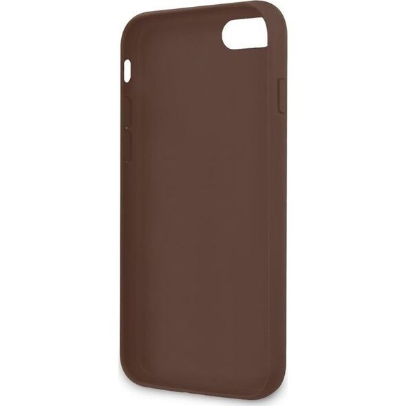 Guess Guess 4G Bottom Stripe Collection - Etui iPhone SE 2020 / 8 / 7 (brązowy) uniwersalny