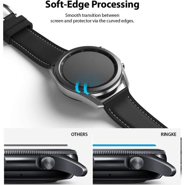 Ringke SZKŁO HARTOWANE RINGKE ID-4PACK GALAXY WATCH 3 45MM CLEAR