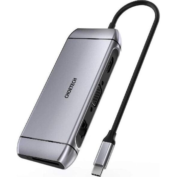 Stacja/replikator Choetech HUB-M15 USB-C (HUB-M15 GRAY)