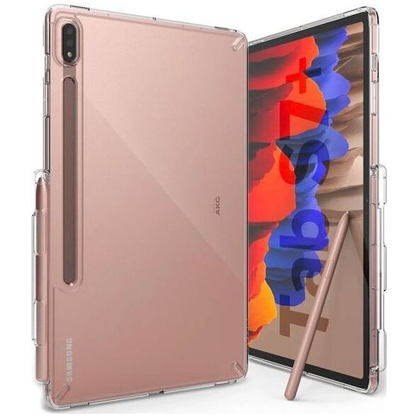 Etui na tablet Ringke Etui obudowa Ringke Fusion do Galaxy Tab S7 Plus 12.4 T970/ T976 Clear uniwersalny