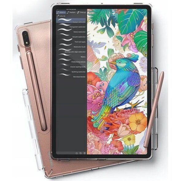 Etui na tablet Ringke Etui obudowa Ringke Fusion do Galaxy Tab S7 Plus 12.4 T970/ T976 Clear uniwersalny