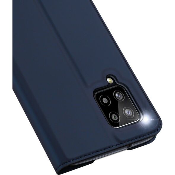 Dux Ducis Etui SAMSUNG GALAXY A42 5G z klapką Dux Ducis skórzane Skin Leather granatowe
