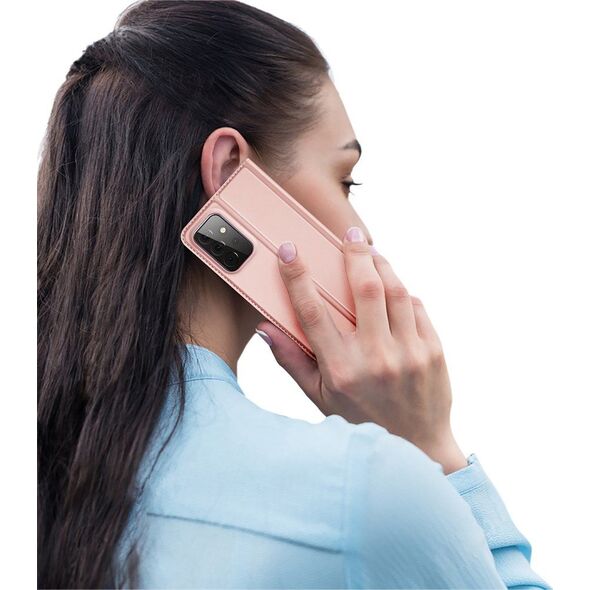Dux Ducis DUX DUCIS Skin Pro kabura etui pokrowiec z klapką Samsung Galaxy A72 5G / A72 4G różowy