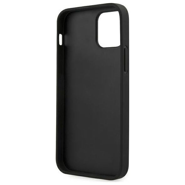 Guess Guess GUHCP12LRSAVSBK iPhone 12 Pro Max 6,7" czarny/black hardcase Saffiano Vintage Script