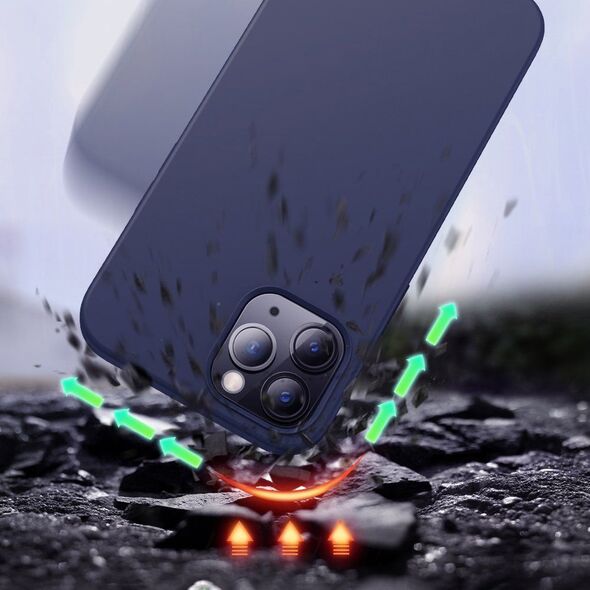 Joyroom Joyroom Color Series ochronne etui do iPhone 12 Pro Max niebieski (JR-BP800)