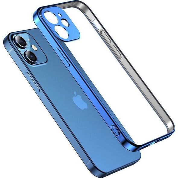 Joyroom Joyroom New Beauty Series ultra cienkie przezroczyste etui z metaliczną ramką do iPhone 12 Pro złoty (JR-BP743)
