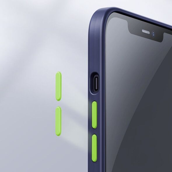 Joyroom Joyroom Color Series ochronne etui do iPhone 12 Pro Max zielony (JR-BP800)