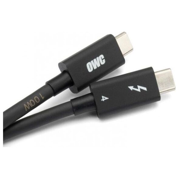 Kabel USB OWC USB-C - USB-C 2 m Czarny (OW-CBLTB4C2.0M)