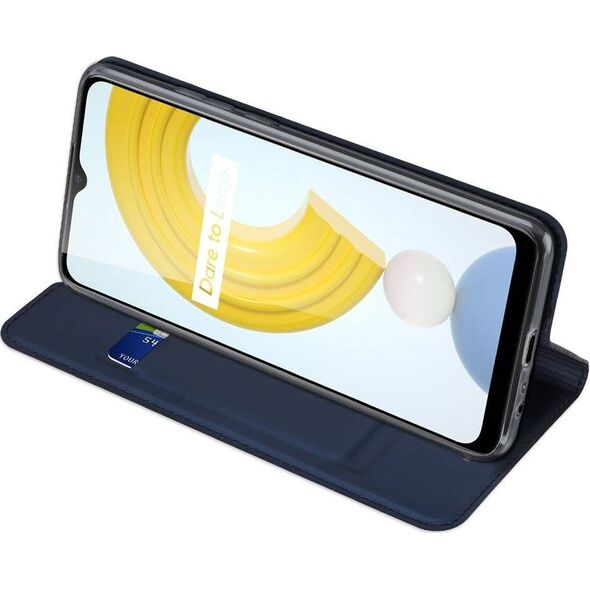 Dux Ducis Dux Ducis Skin Pro kabura etui pokrowiec z klapką Realme C21 czarny