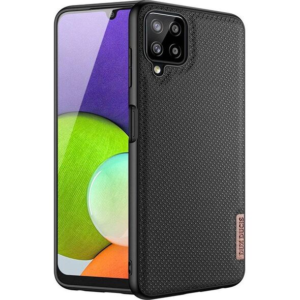 Dux Ducis Dux Ducis Fino etui pokrowiec pokryty nylonowym materiałem Samsung Galaxy A22 4G czarny