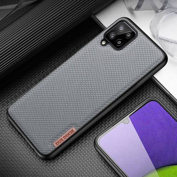 Dux Ducis Dux Ducis Fino etui pokrowiec pokryty nylonowym materiałem Samsung Galaxy A22 4G czarny