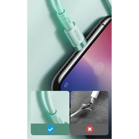 Kabel USB Joyroom USB-A - Lightning 1.2 m Biały (6941237109293)