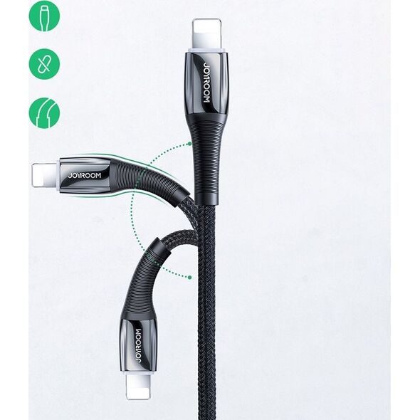 Kabel USB Joyroom USB-C - Lightning 1.2 m Czerwony (6941237136763)