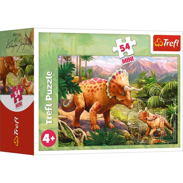 Trefl PUZZLE 54EL TREFL 19729 MINI NIESAMOWITE DINO PU