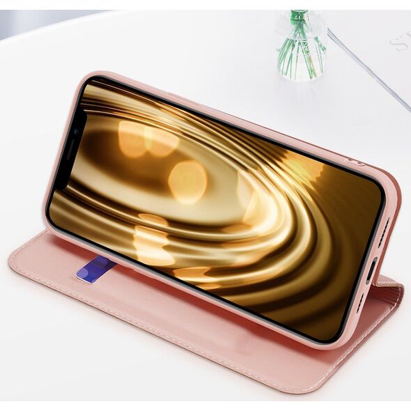 Dux Ducis Dux Ducis Skin Pro kabura etui pokrowiec z klapką iPhone 13 Pro Max złoty