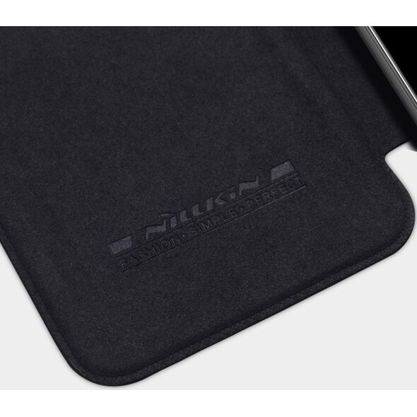 Nillkin Nillkin Qin Case etui do Xiaomi Poco M4 Pro 5G osłona na aparat kabura pokrowiec obudowa z klapką brązowy
