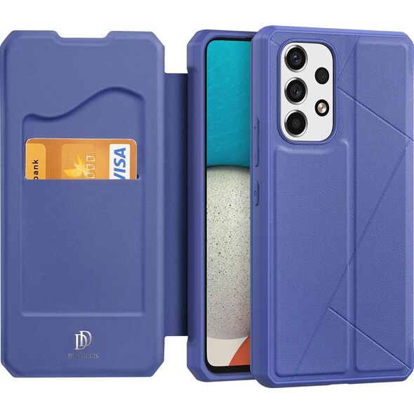 Dux Ducis DUX DUCIS Skin X kabura etui pokrowiec z klapką Samsung Galaxy A73 niebieski