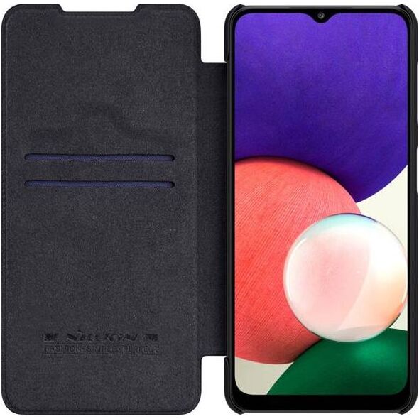 Nillkin NILLKIN QIN BOOK SKÓRZANE ETUI SAMSUNG GALAXY A22 4G CZARNY standard