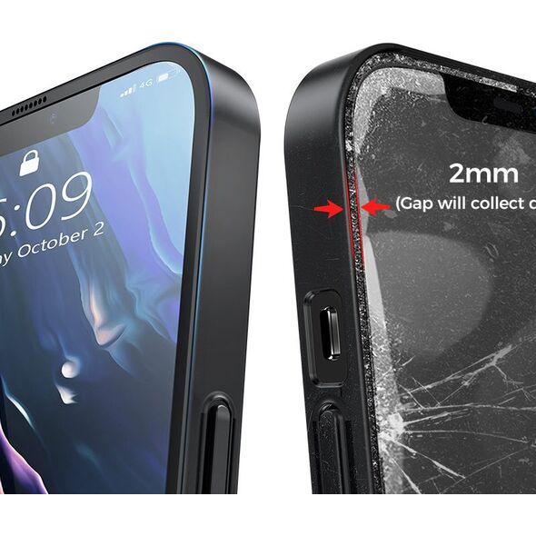 Joyroom Joyroom 360 Full Case etui pokrowiec do iPhone 13 Pro Max obudowa na tył i przód + szkło hartowane czerwony (JR-BP928 red)