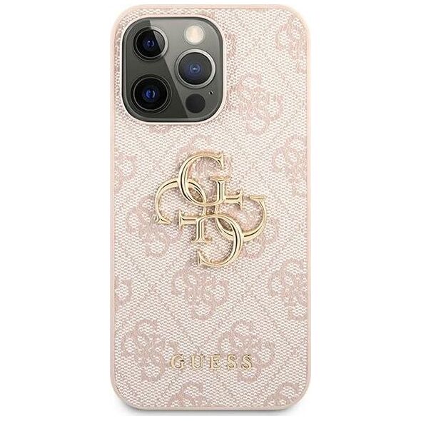 Guess Guess GUHCP13L4GMGPI iPhone 13 Pro / 13 6,1" różowy/pink hardcase 4G Big Metal Logo