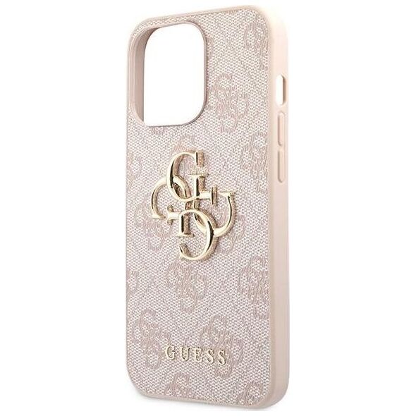 Guess Guess GUHCP13L4GMGPI iPhone 13 Pro / 13 6,1" różowy/pink hardcase 4G Big Metal Logo