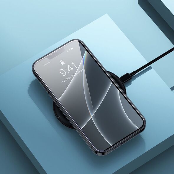 Baseus Baseus Simple Series Case przezroczyste żelowe etui iPhone 13 Pro czarny (ARAJ000401)