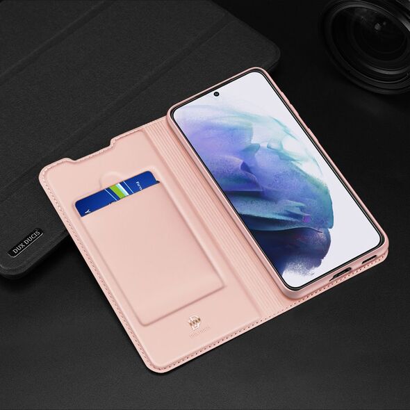 Dux Ducis Dux Ducis Skin Pro kabura etui pokrowiec z klapką Samsung Galaxy S22+ (S22 Plus) złoty