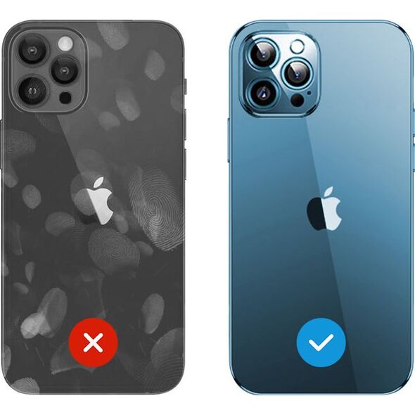 Joyroom Joyroom Chery Mirror Case etui pokrowiec do iPhone 13 Pro obudowa z metaliczną ramką srebrny (JR-BP908 silver)