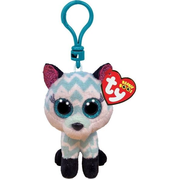 Breloczek TY Beanie Boos Atlas - Wodny lis chevron 8,5cm
