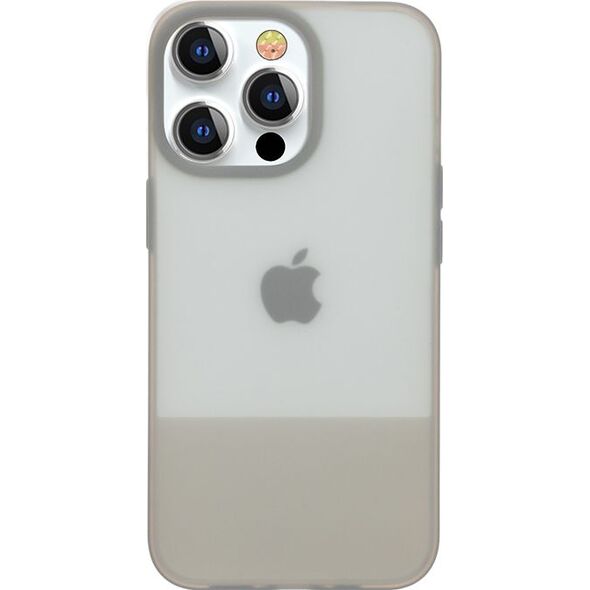 Kingxbar Kingxbar Plain Series etui pokrowiec do iPhone 13 silikonowa obudowa szary