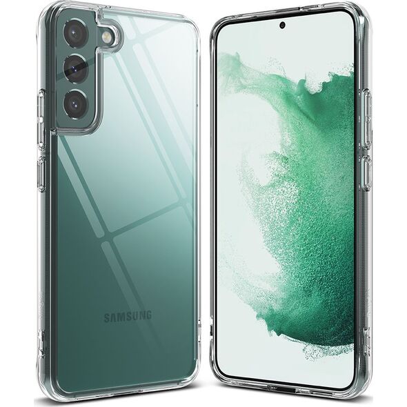 Ringke Ringke Fusion etui pokrowiec z żelową ramką Samsung Galaxy S22+ (S22 Plus) przezroczysty