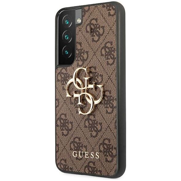 Guess Guess GUHCS22S4GMGBR S901 S22 brązowy/brown hardcase 4G Big Metal Logo