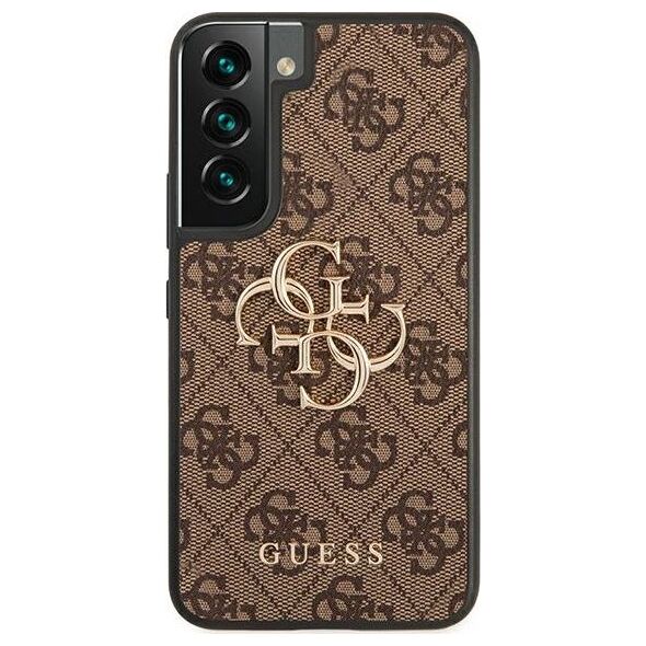 Guess Guess GUHCS22S4GMGBR S901 S22 brązowy/brown hardcase 4G Big Metal Logo