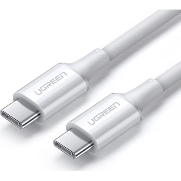 Kabel USB Ugreen USB-C - USB-C 1 m Biały (6957303865512)