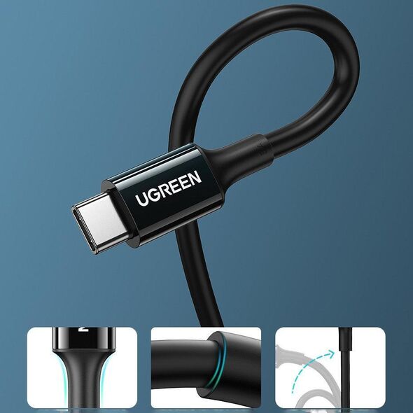 Kabel USB Ugreen USB-C - USB-C 1 m Biały (6957303865512)