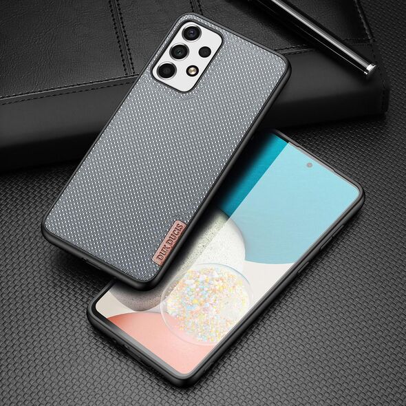 Dux Ducis Dux Ducis Fino etui pokrowiec pokryty nylonowym materiałem Samsung Galaxy A73 niebieski