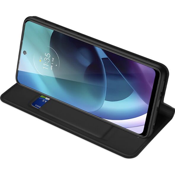 Dux Ducis Dux Ducis Skin Pro kabura etui pokrowiec z klapką Motorola Moto G71 5G czarny