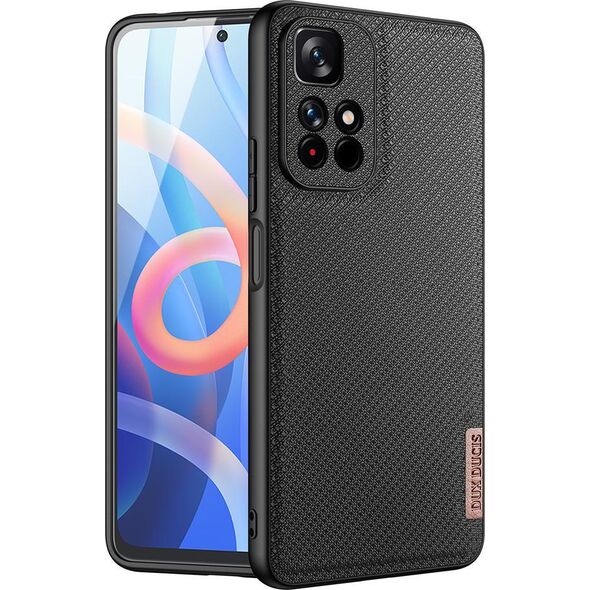 Dux Ducis Dux Ducis Fino etui pokrowiec pokryty nylonowym materiałem Poco M4 Pro 5G czarny