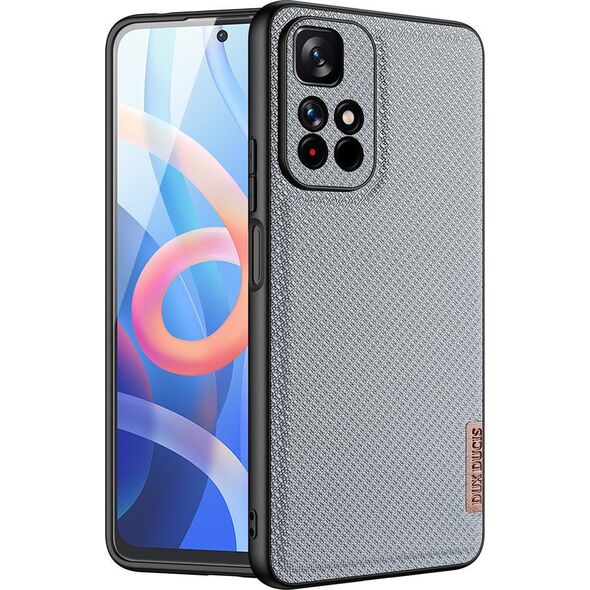 Dux Ducis Dux Ducis Fino etui pokrowiec pokryty nylonowym materiałem Poco M4 Pro 5G niebieski