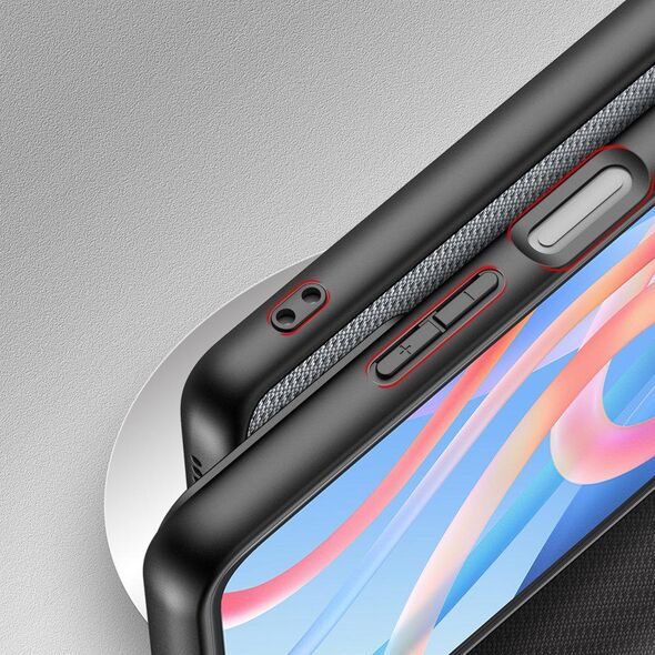 Dux Ducis Dux Ducis Fino etui pokrowiec pokryty nylonowym materiałem Poco M4 Pro 5G niebieski