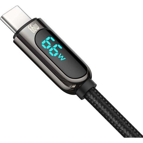 Kabel USB Baseus USB-A - USB-C 1 m Czarny (CASX020001)