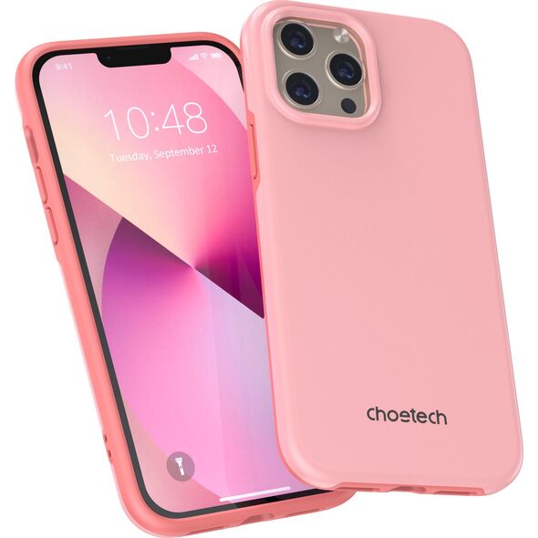 Choetech Choetech MFM Anti-drop case etui do iPhone 13 Pro Max różowy (PC0114-MFM-PK)