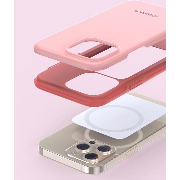 Choetech Choetech MFM Anti-drop case etui do iPhone 13 Pro Max różowy (PC0114-MFM-PK)